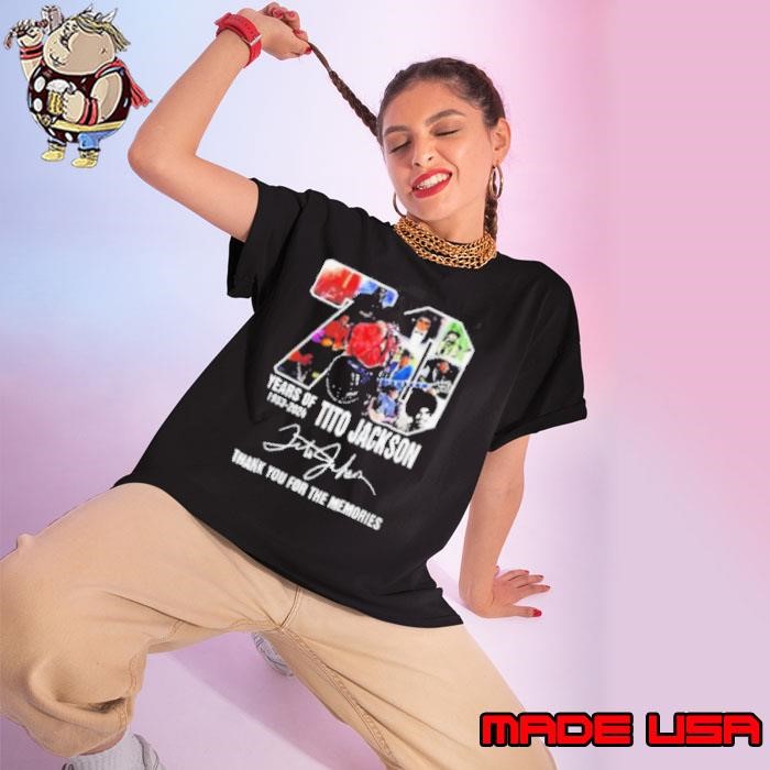 70 Years Of 1953 2024 Tito Jackson 1953 2024 Thank You For The Memories Ladies tee
