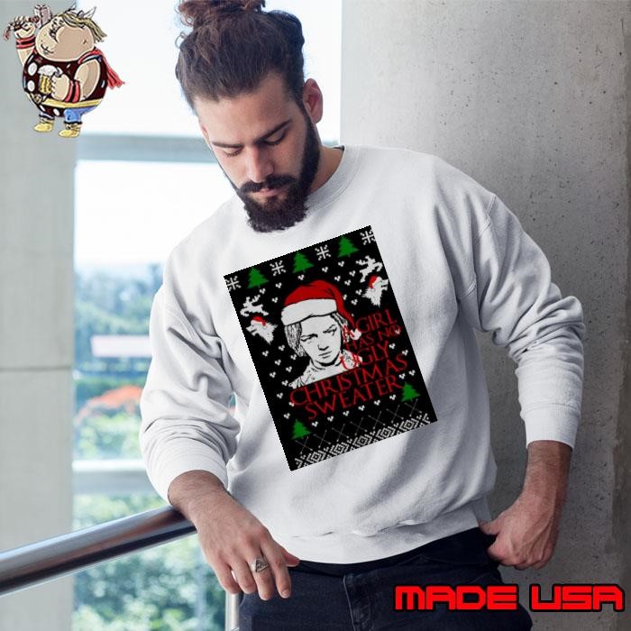 A Girl Have No Gym Arya Stark Santa Humor Workout Beast Party Got Sweatshirt