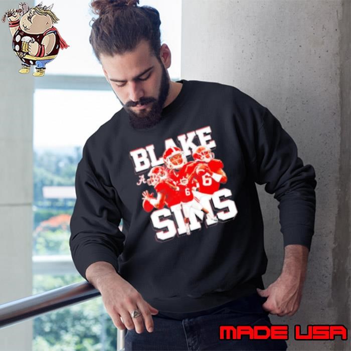 Alabama Crimson Tide Blake Sims graphic Sweatshirt