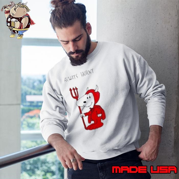 Always Horny Snoopy Peanuts Sweatshirt