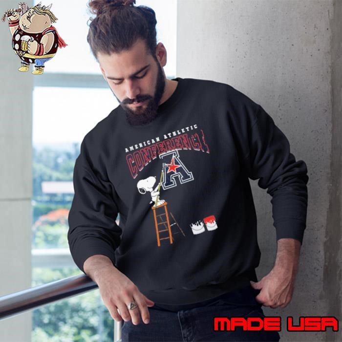 American Athletic Conference Snoopy Painting Sweatshirt