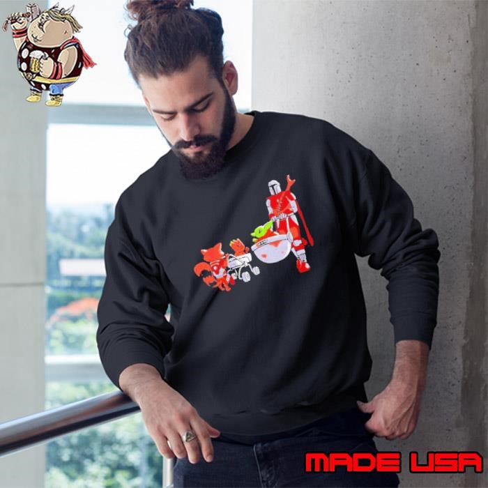 Baby Yoda The Mandalorian Star Wars Groot Avengers Sweatshirt
