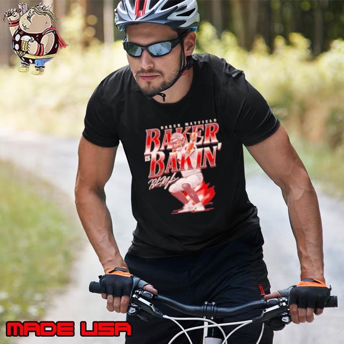 Baker Mayfield Tampa Bay Buccaneers Football Pose Baker Is Bakin' Signature Vintage Unisex