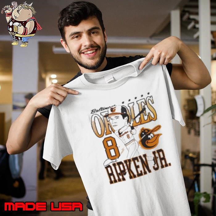 Baltimore Orioles Cal Ripken Jr. #8 Slugger Swing Caricature Unisex