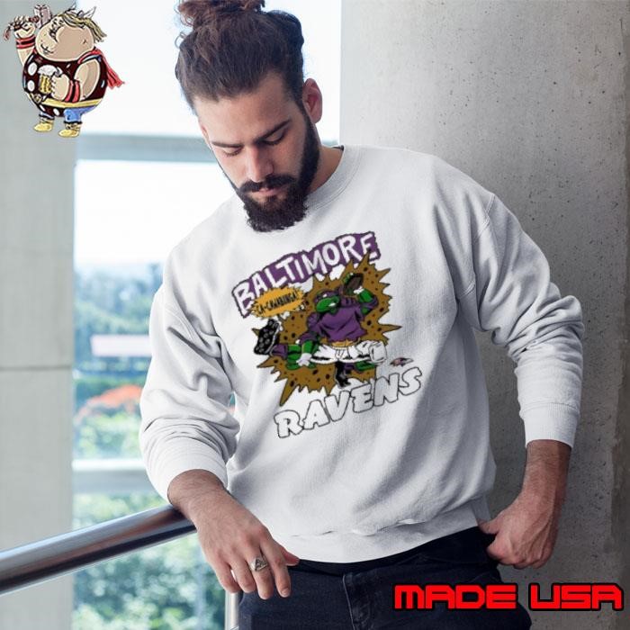 Baltimore Ravens Ninja Turtles Donatello Sweatshirt