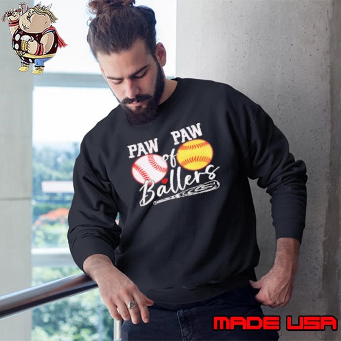 Baseball Paw Paw Of Ballers Sweatshirt