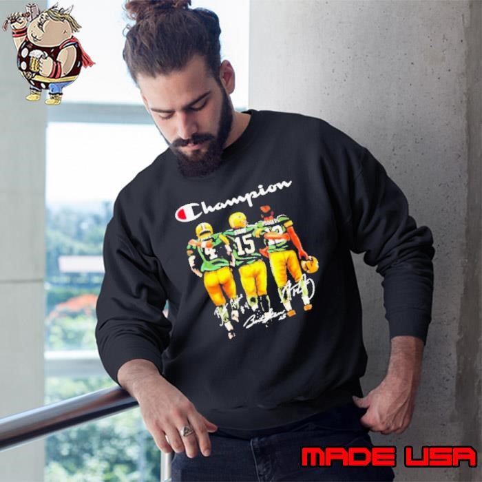 Brett favre bart starr aaron rodgers champion signatures Sweatshirt