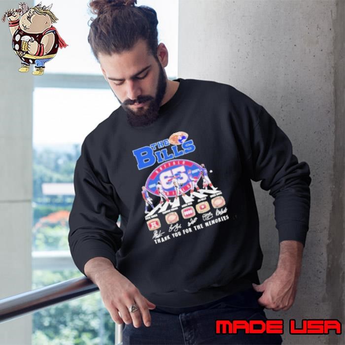 Buffalo bills the bills of super bowl rings thank you for 65 years Sweatshirt