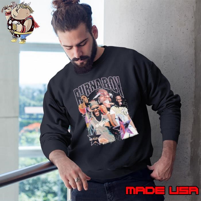 Burna Boy Nigerian singer songwriter record producer Vintage Bootleg Sweatshirt