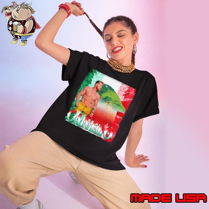 Canelo Alvarez Mexican professional boxer Flag Ladies tee