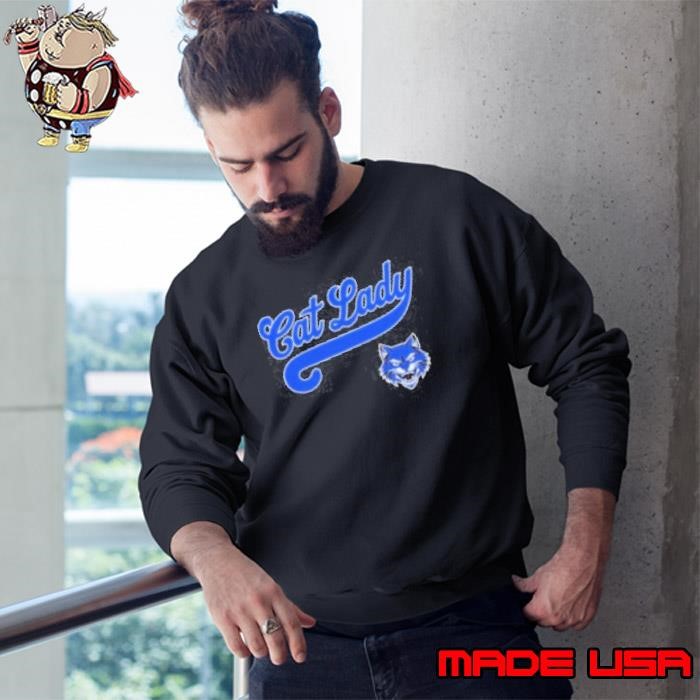 Cat Lady Baseball Wildcat Sweatshirt