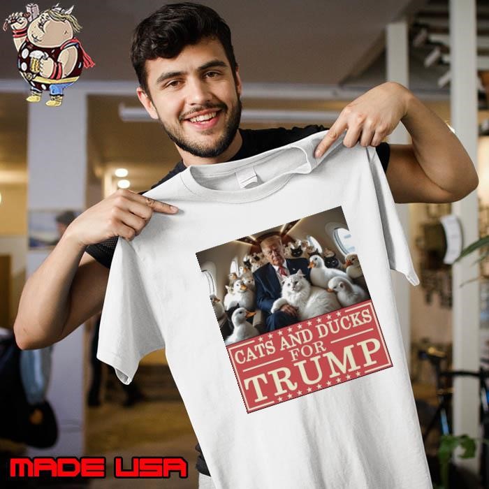 Cats and Ducks for Trump 2024 Stars Kittens and Ducks for Trump Unisex