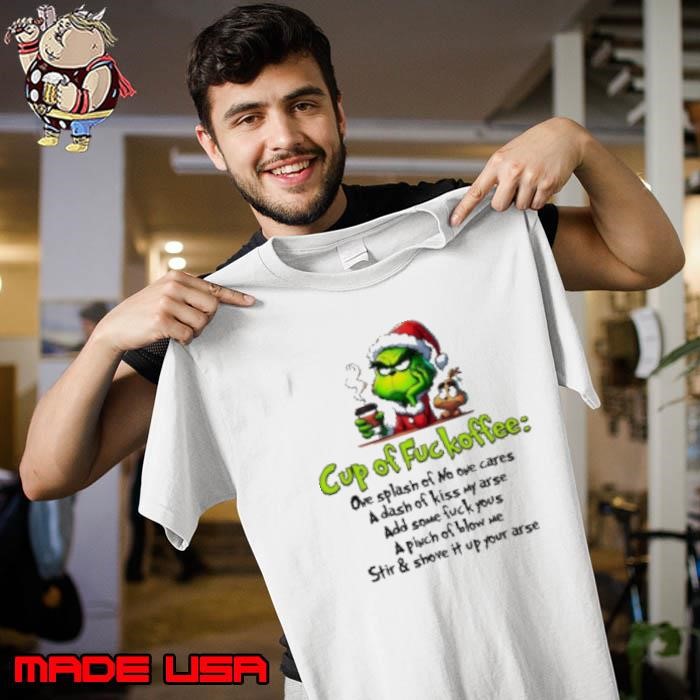 Christmas Cup Of Fckoffee Funny Grinchmas Unisex