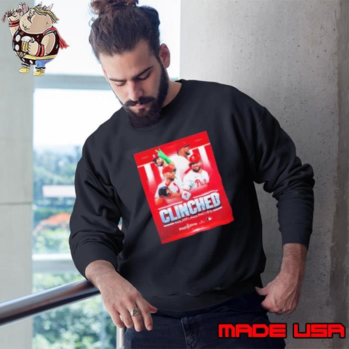 Clinched Philadelphia Phillies 2024 Postseason #RedOctober Sweatshirt
