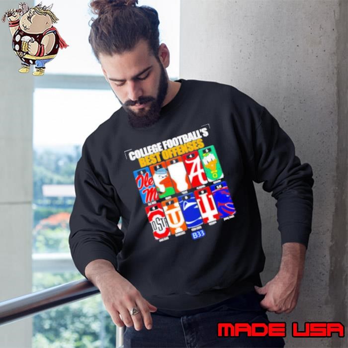 College Football'S Best Offenses Logos Sweatshirt
