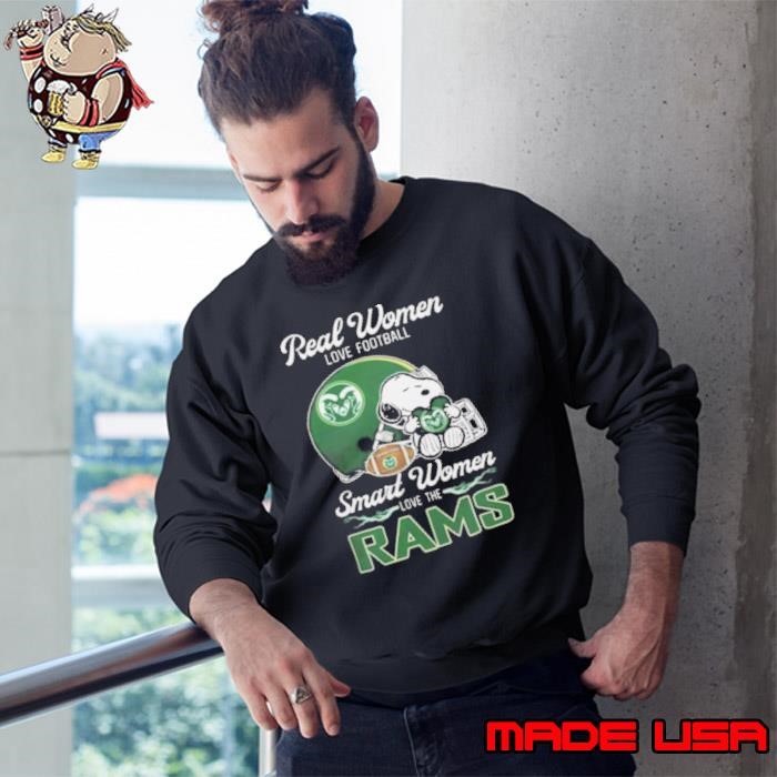 Colorado State Rams x Snoopy Real Women Love Football Smart Women Helmet 2024 Sweatshirt