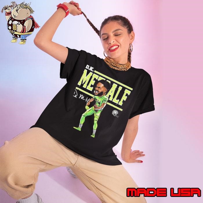 D.K. Metcalf American professional football wide receiver Seattle Cartoon Ladies tee