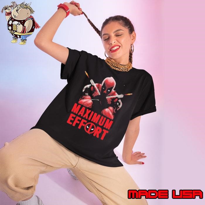 Deadpool maximum effort Ladies tee
