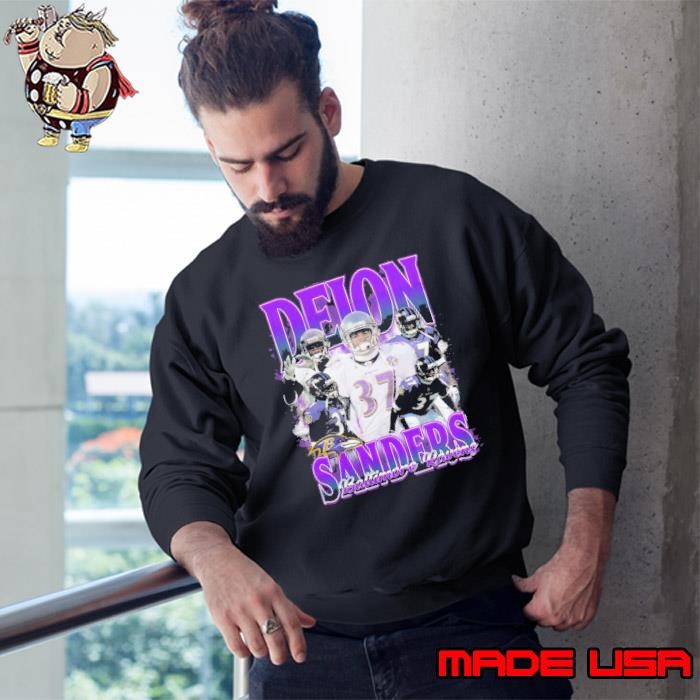 Deion Sanders American football coach and former Battimore Retro Bootleg Sweatshirt
