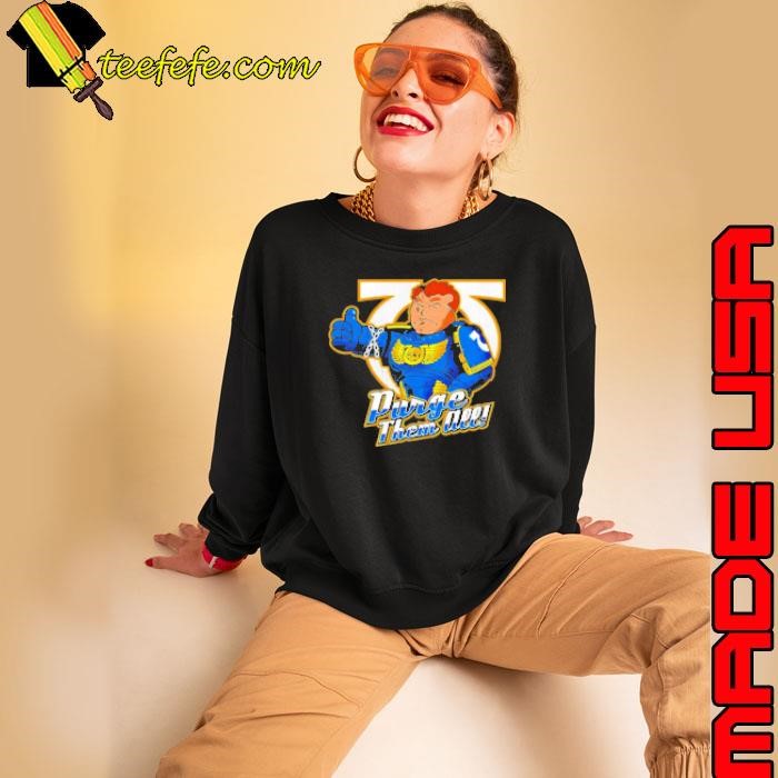 Demetrian Titus Warhammer 40K X Vault Boy Purge Them All Sweatshirt