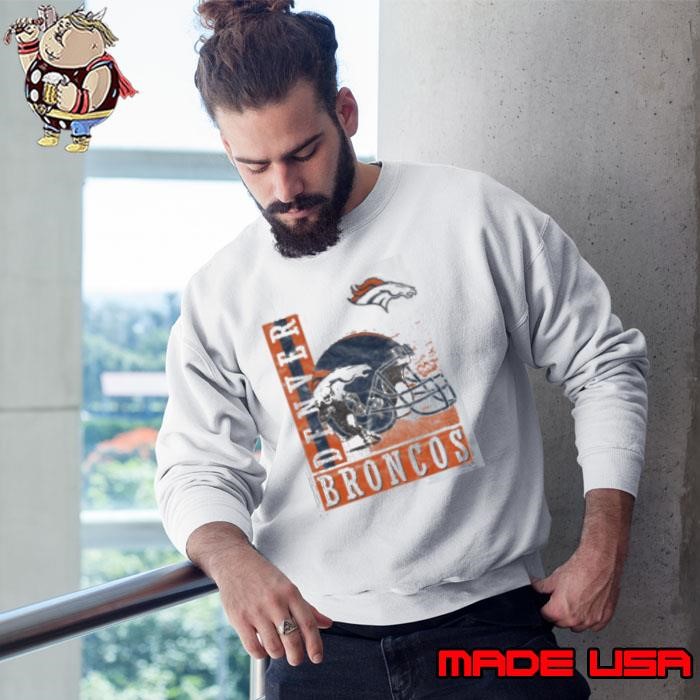 Denver Broncos Helmet Dash Sweatshirt