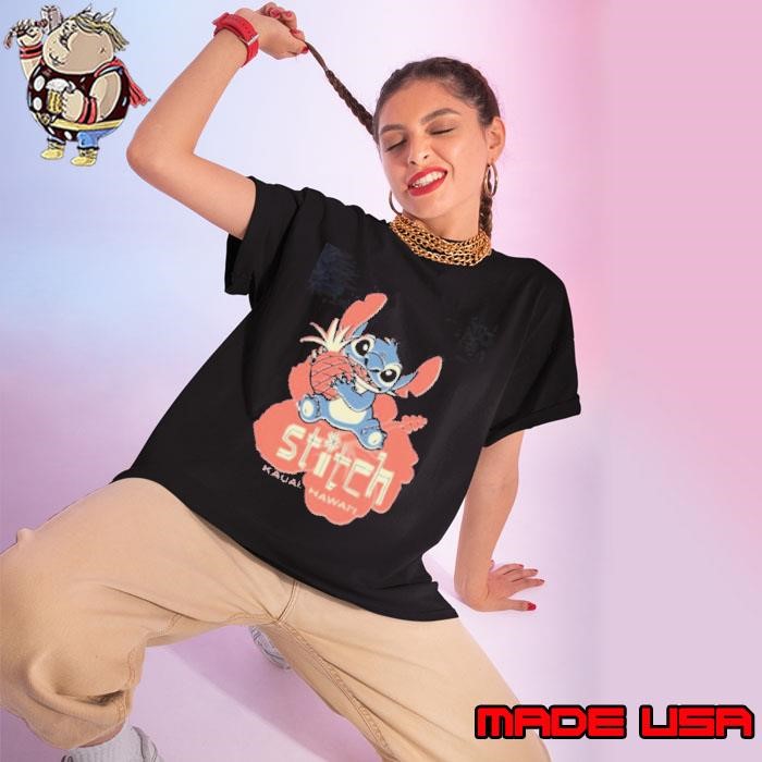 Disney Lilo & Stitch With Pineapple Ladies tee