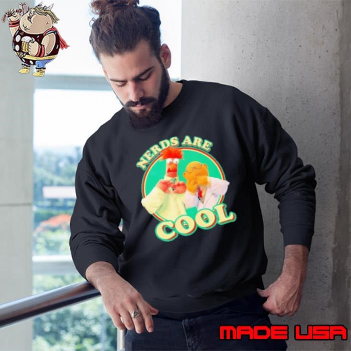 Disney The Muppets Show Beaker Bunsen nerds are cool retro Sweatshirt