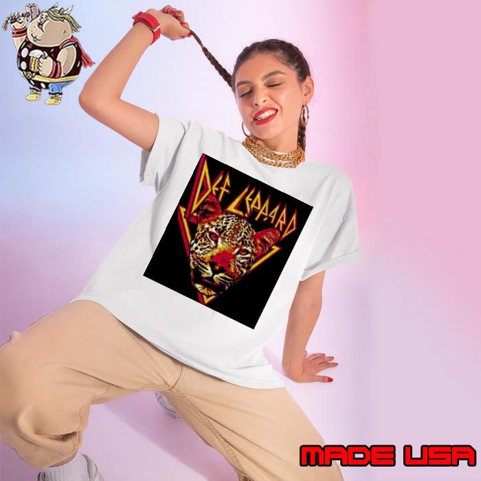 Dl Original 983 Retro Album Art Def Leppard Ladies tee