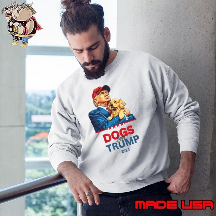 Dogs for Trump 2024 Stars election Sweatshirt