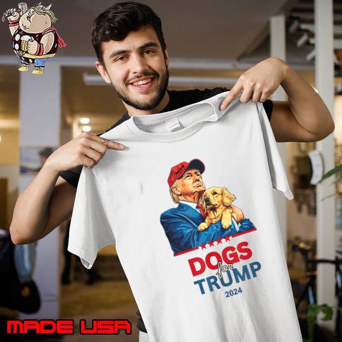 Dogs for Trump 2024 Stars election Unisex