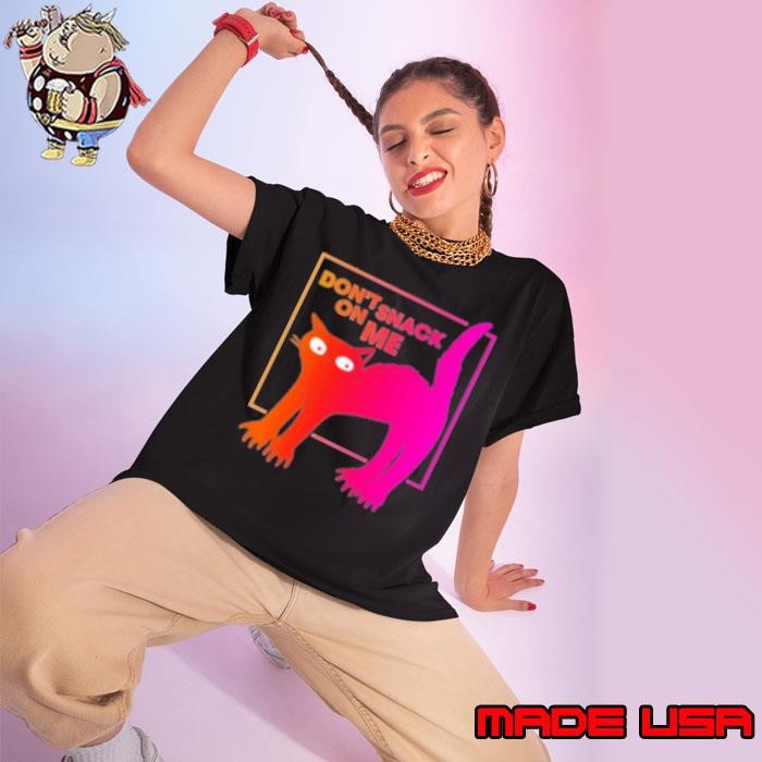 Dont Snack On Me Harris Walz 2024 Cats For Kamala Ladies tee