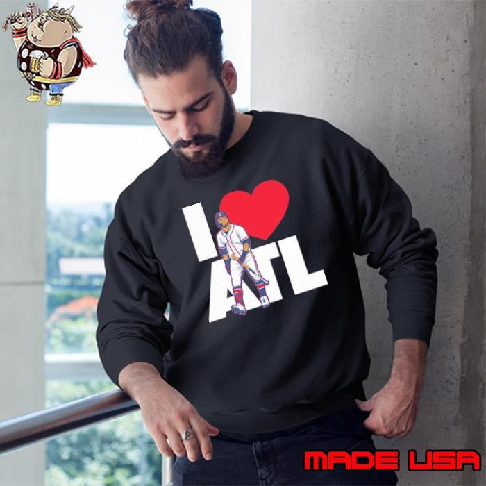 Eddie Rosario I Love Atlanta Puerto Rican professional baseball left fielder Sweatshirt