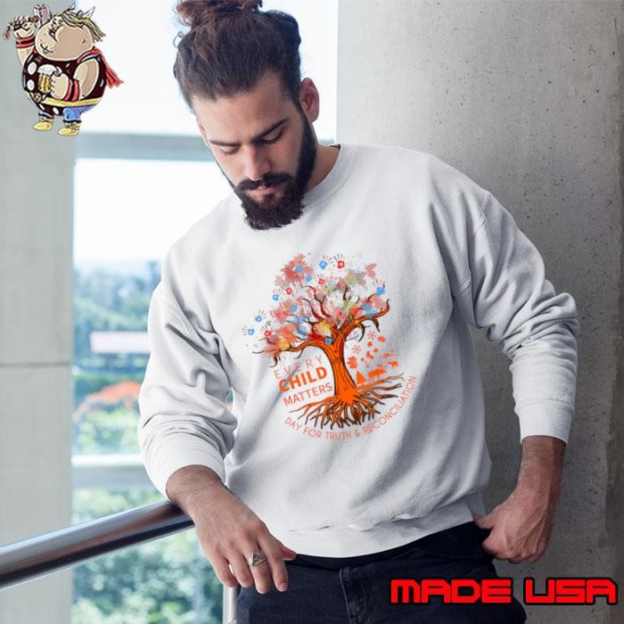Every Chold Matters Day For Truth And Reconcilation Watercolor Hand Sweatshirt