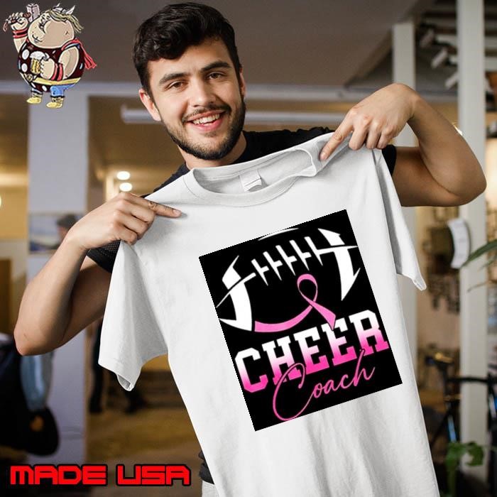 Football Cheer Coach Pink Ribbon Breast Cancer Awareness Unisex
