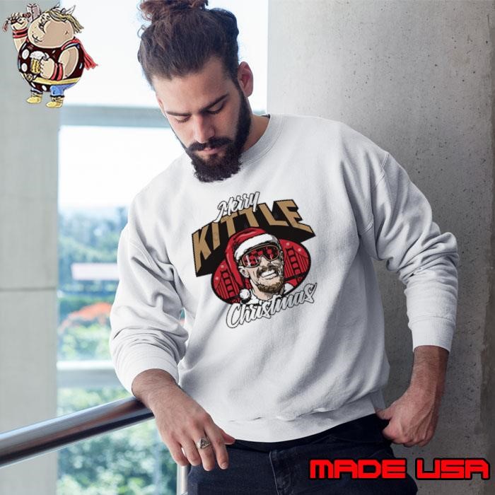 George Kittle American professional football tight end Merry Christmas Sweatshirt