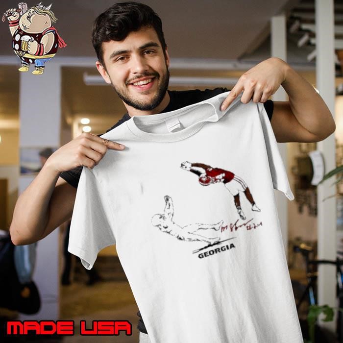 Georgia Football Malaki Starks INT NIL Signature Unisex