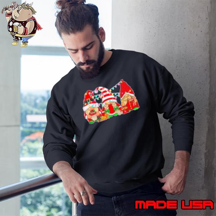 Gnomes Christmas Lights Teacher Sweatshirt