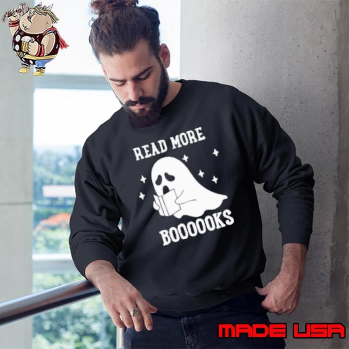 Halloween Ghost Read More Books Classic Sweatshirt