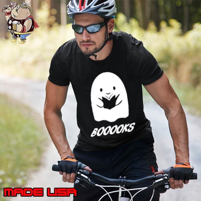 Halloween Ghost Reading Books Funny Classic Unisex