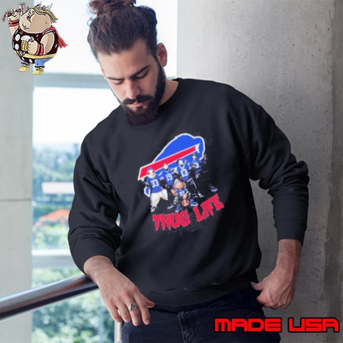 Halloween Horror Characters X Buffalo Bills Thug Life Sweatshirt