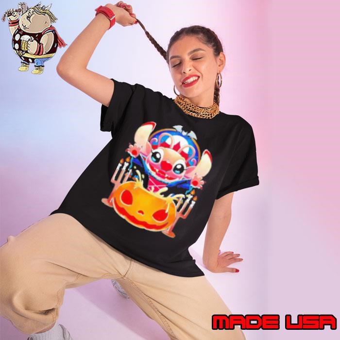 Halloween Stitch Sweet Pumpkin Experiment Ladies tee