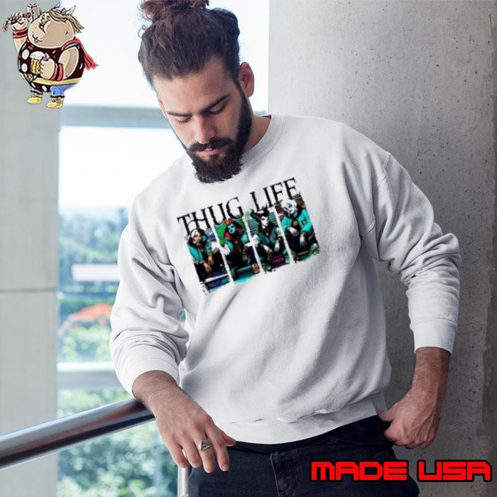 Halloween Villains Thug Life Friends Horror Characters Sweatshirt