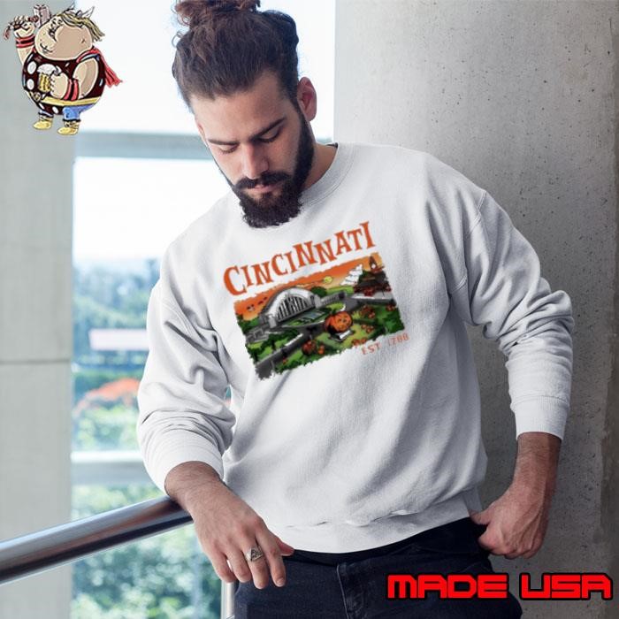 Halloweentown Cincinnati Est 1788 Retro Sweatshirt
