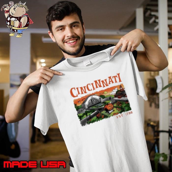 Halloweentown Cincinnati Est 1788 Retro Unisex