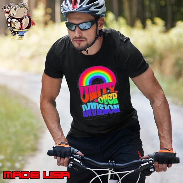 Harris Walz 2024 Unity Over Division Rainbow Unisex