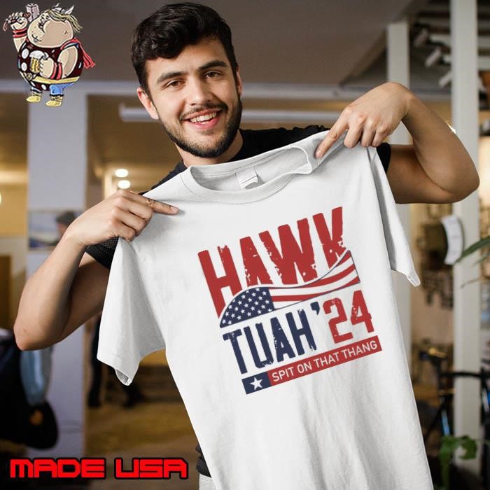 Hawk tuah 24 spit on that thang american flag Unisex
