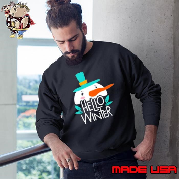 Hello Winter Long Time No See Teacher Sweatshirt