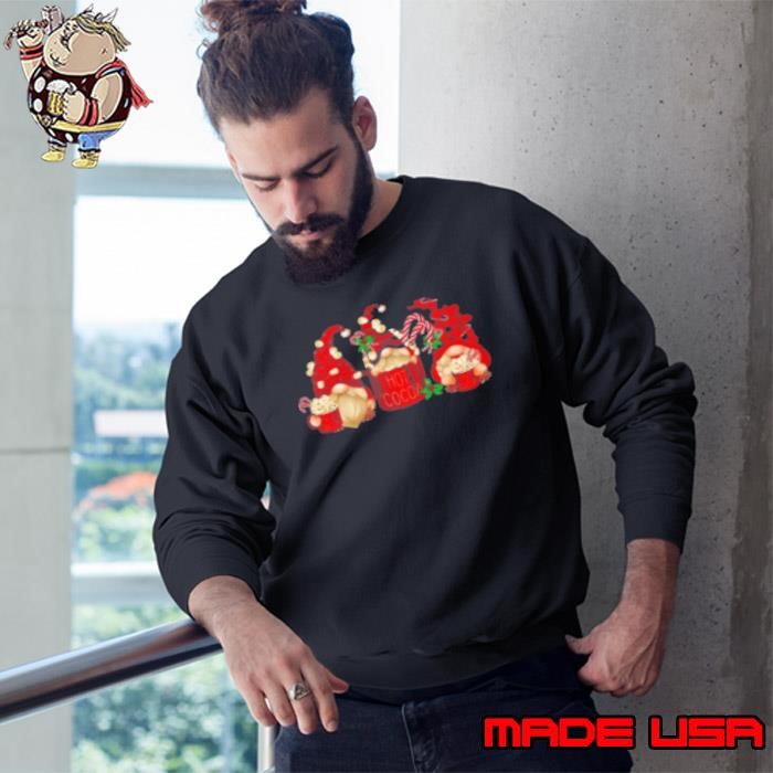 Hot Cocoa Gnomes Christmas Teacher Sweatshirt