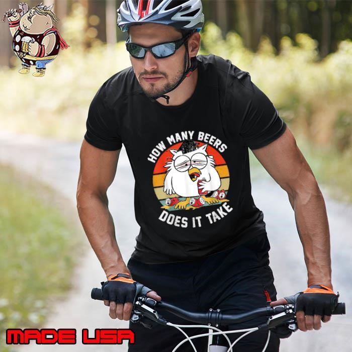How many beers doest it take owl teacher vintage sunset Unisex