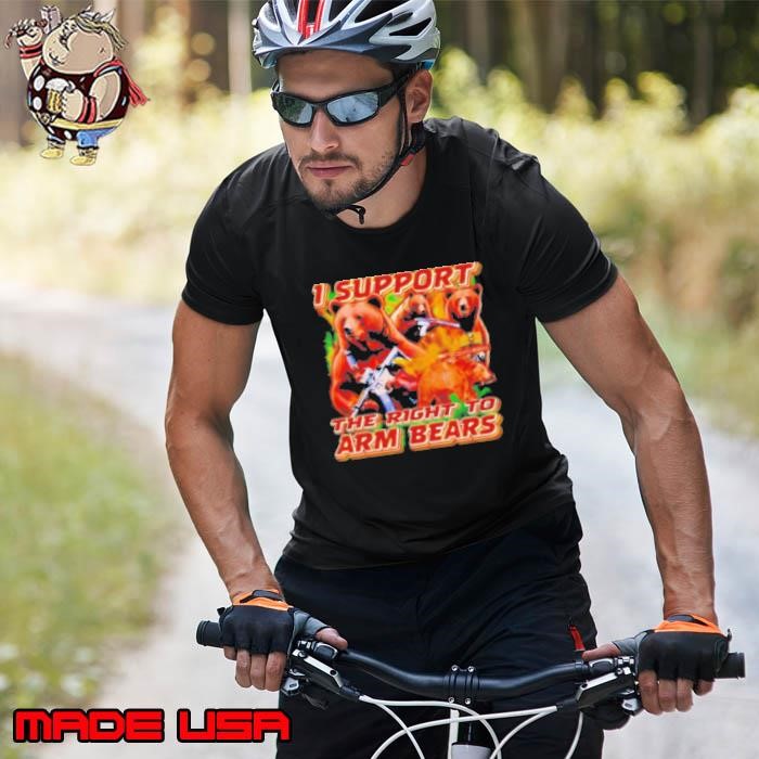 I support the right to arm bears retro Unisex